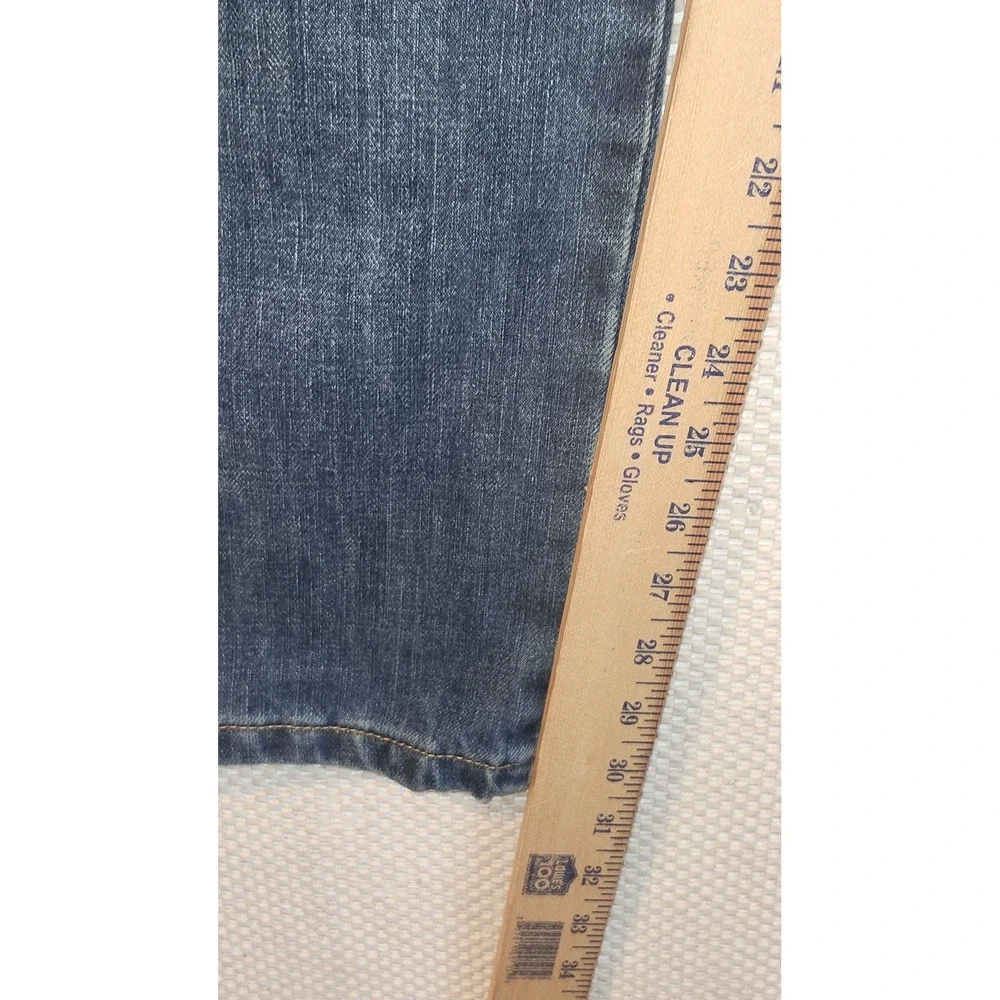 Wrangler Retro Slim Straight Mens Blue Jeans 36x31 1088MWZRT Medium Wash